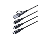 XPOWER ACX3 2出3高速充電編織線