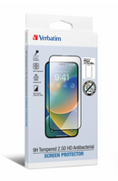 Verbatim iPhone 14 系列9H 鋼化 2.5D 高清抗菌屏幕保護膜