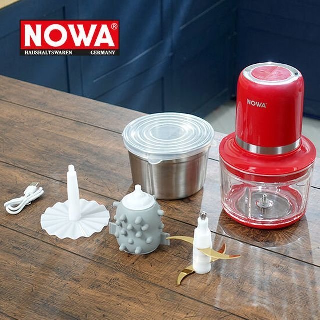NOWA - NWA-403 鈦金屬塗層多功能無線攪拌機 (紅色)
