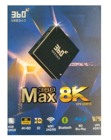 HKE360 MAX 8K 語音版 4 + 128 4K/6K/8K 智能媒體播放器 / 網絡機頂盒