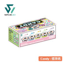 Savewo 救世超立體口罩 CANDY 幻彩糖果限量版 （REGULAR 標準，5色耳帶各6件，30片/盒 ，獨立包裝）