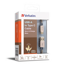 Verbatim USB-A to Type C 充電傳輸線
