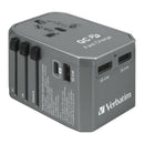 Verbatim 4 Ports QC/PD旅行充電器 - 45W (可充手提電腦) 66433