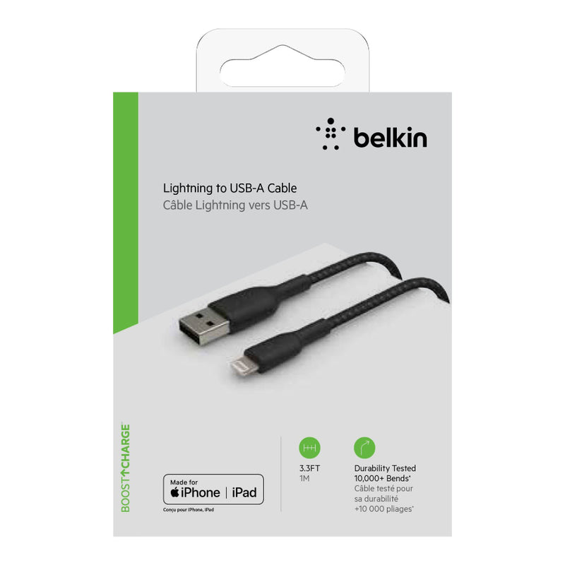 Belkin BOOST↑CHARGE™ Lightning 至 USB-A 編織線纜