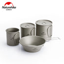 Naturehike 20CJ 純鈦把手超輕餐具 | 戶外野營便攜餐具 (NH20CJ005 /NH20CJ004)