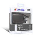 Verbatim 4 Ports 旅行充電器