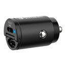 Verbatim 2 Port 30W Type C PD & QC 3.0 迷你汽車充電器 / 66524
