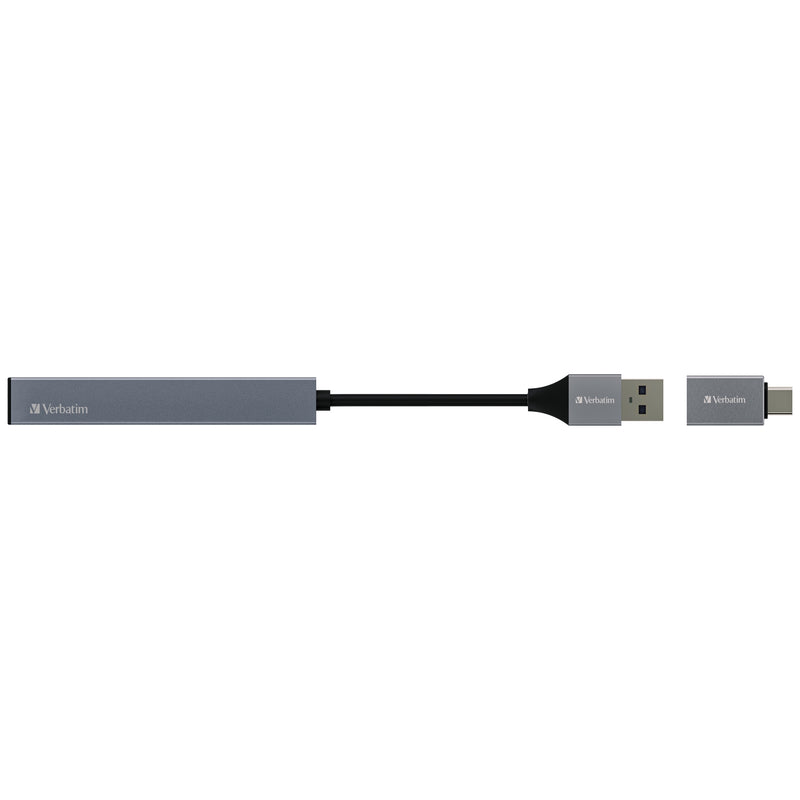 Verbatim 4-in-1 USB擴展器 (附Type C 轉接器) 66753