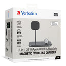 Verbatim 3合1可拆式 25W 磁吸無線充電座 66842