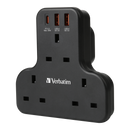 Verbatim 威寶 PD & QC 3.0 快充 3位 T型 插座 6 Port AC插 USB-A Type-C