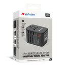 Verbatim 旅行充電器 3 Port 65W PD 3.0 & QC 3.0 GaN - 66851