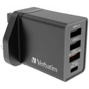 Verbatim 4 Port 30W PD & QC 3.0 USB 充電器