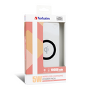 Verbatim Li-polymer Qi 5W無線流動充電池10,000mAh