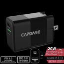 Capdase RANGER 2U38S QC 3.0 / USB-C PD壁式充電器｜ AD00-R601-BS