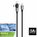 Capdase USB-C TO USB-C S/C CABLE (HC00-25G1) 超強韌 2M 100w 5A type c to type c 多角度快速充電線