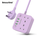Imazing IM3U2K-C 13A 兩位防雷拖板連3USB /Type C (30W)