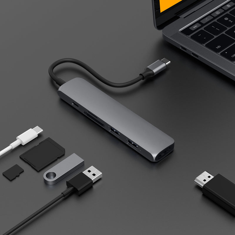 HyperDrive HD22E Bar 6-in-1 USB-C 轉換器