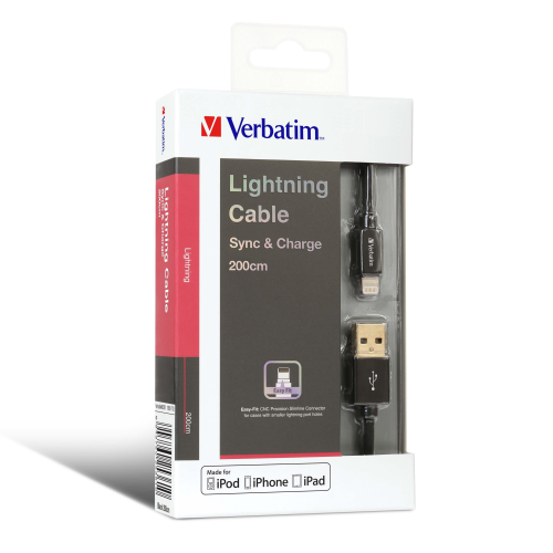 Verbatim Sync & Charge Step-up Lightning 充電傳輸線
