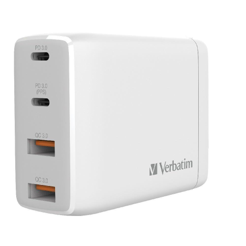 Verbatim 4 Port 100W PD 3.0 & QC 3.0 GaN USB充電器