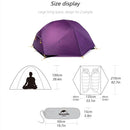 Naturehike Mongar Ultralight Tent  蒙加  雙人帳篷 | 防大暴雨三季鋁桿 - 紫色 (NH17T007-M)