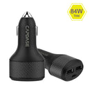 Capdase Rapider Super3P84 QC 3.0 / USB-C PD 3.0 Car Charger CA00-R801 - Black