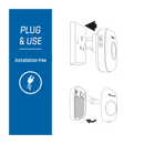 Hopewell DB-6 300 米超強無線門鈴( 插電式)