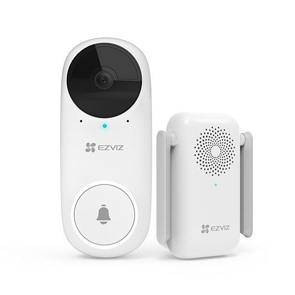 EZVIZ - 200萬像無線充電式 1080p PIR 人臉識別智能門鐘 DB2C