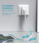 Choetech PD40W 雙PD充電插頭 PD6009 （Dual PD20W）
