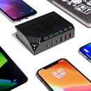EGO Exinno 240W GaN 即時輸出顯示6 x USB 極速充電器