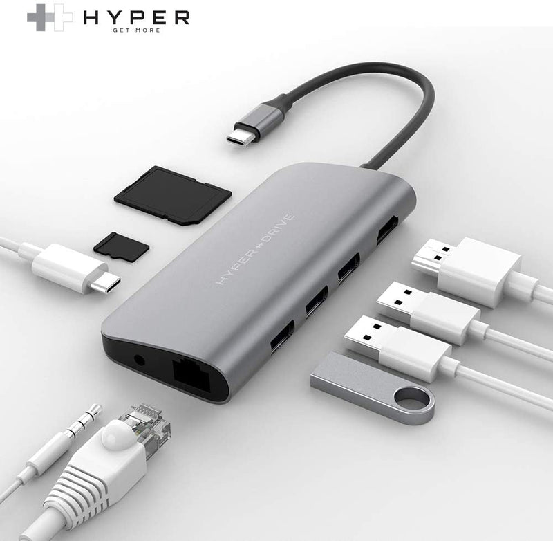 HyperDrive HD30F / POWER 9-in-1 USB-C 擴充器