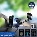 Capdase - AA Power 快速無線充電自動夾鉗和自動對準車載伸縮臂 (HR00-AAT01)