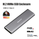 Elementz M26 NVMe SSD Enclosure Case USB3.2 Gen2