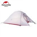 Naturehike Cloudup2雲尚2 20D矽膠雙人帳篷 (NH17T001-T) | 超輕防暴雨 - 灰紅色