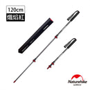 Naturehike ST10輕量碳纖維三節外鎖登山杖 54-120cm (NH19S010-T) | 超輕便捷行山仗 附杖尖保護套