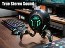 美國 Gravastar Cyberpunk Mars Pro RGB 重力星 鋅合金強勁低音藍牙無線喇叭