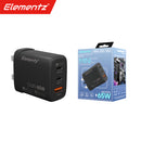 Elementz (PD-65W) 3 PORT 快速充電器