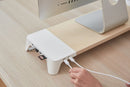 POUT - Eyes 8 多功能電腦支架 - 15W Qi 無線充電架 + USB Hubs 《2色》