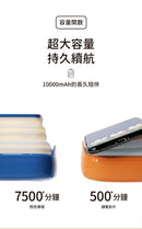 Miffy - 小夜燈QI無線流動充電器 手機支架 10000mAh - 橙色