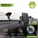 Capdase Wireless Changing Mount - ROADER II 15W - Gooseneck Arm 300mm - HR00-R215WG11-300
