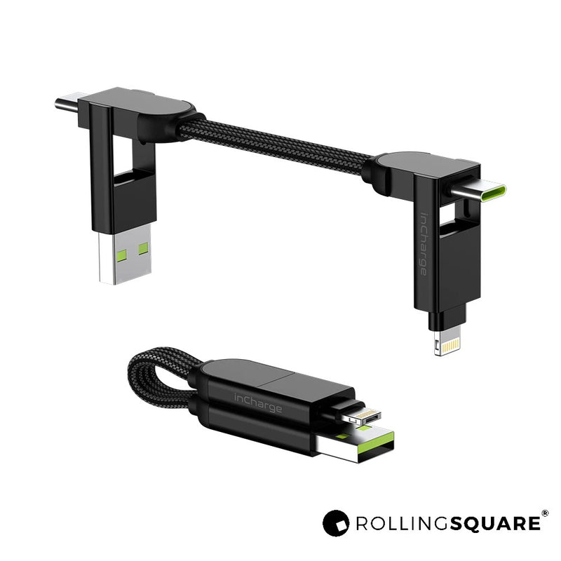 Rolling Square InChargeX  100W 6合1 快充數據線