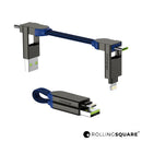 Rolling Square InChargeX  100W 6合1 快充數據線