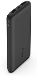Belkin BOOST↑CHARGE 3 個連接埠行動充電器 10K + USB-A 轉 USB-C 充電線 (BPB011BT)