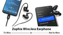 Zorloo Zophia Wire.less 有線&真無線藍牙兩用耳機 無線耳機勝無線材束縛，外出時方便至極，不過如果坐定定在辦公室或學校，想享受更佳音質的話，有線耳機始終更勝一籌，有無辦法可以魚與熊掌兩者兼備？ Zorloo Zophia Wire.less 耳機就做得到，其原裝USB Type C耳機線已內置解碼功能，接駁手機、電腦即可盡聽高質 MQA 音樂，拆除耳機線後更可當作無線耳機使用，一對耳機多種玩法，完美應付不同場合。 