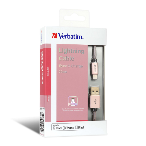 Verbatim Sync & Charge Step-up Lightning 充電傳輸線