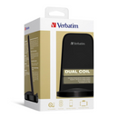 Verbatim 15W 站立式無線雙充電器