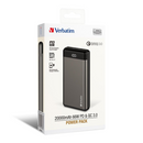 Verbatim 20000mAh 66W PD & QC 3.0 流動充電池