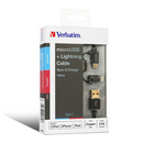 Verbatim Sync & Charge 2 in 1 Micro USB and Lightning 充電傳輸線