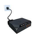 EGO Exinno 240W GaN 即時輸出顯示6 x USB 極速充電器
