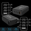Capdase RANGER 4U120S- GaN QC / PD壁式充電器｜ AD00-R801-BS