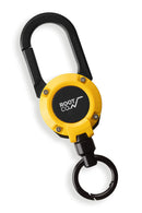 登山，釣魚，旅遊！ 日本ROOT COGravity 360捲軸伸縮扣可以連到包和腰帶上,用內置磁鐵牢牢固定。 伸縮扣特色： 登山扣（豎鉤捲軸） 用內置的強力磁鐵牢固地握住捲軸抽屜，以防止因懸掛的智能手機，鑰匙，小袋等的重量而掉落。 防止重要物品掉落和防止丟失。 彈性伸縮卷線器延伸約85厘米，磁鐵負載能力約為3.4千克（請用掛的東西最多300克） 360°可旋轉, 可以從任何角度輕鬆操作。